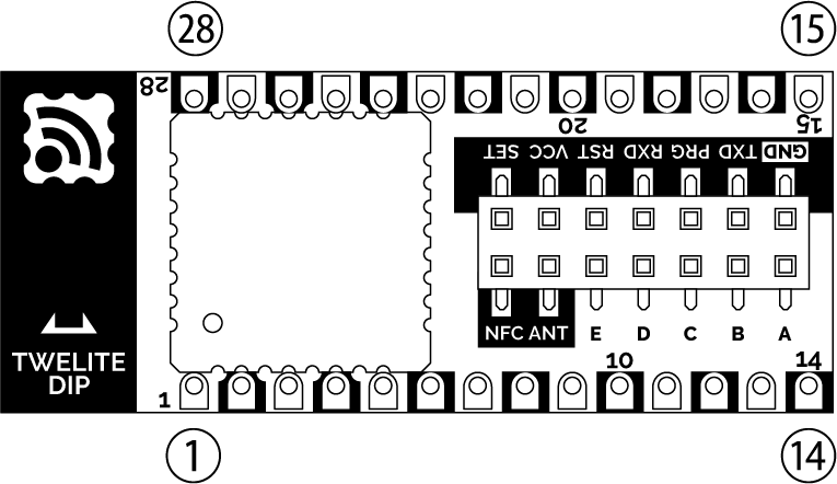 Pin Number Assignment (DIP)